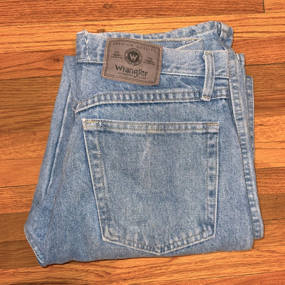 Vintage Wrangler Blue Jeans 33×32